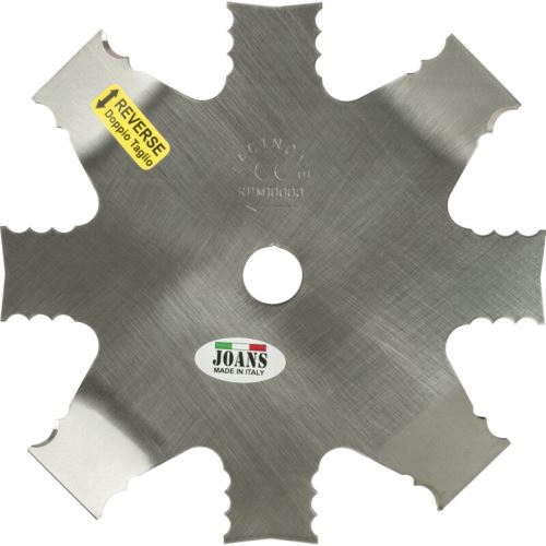 Mulčovací nůž ke křovinořezu 8 zubů. pr. 255 mm pr. otvoru 25 mm, výška 2,6 mm