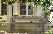 NARDI LAVICE RIO BENCH ALU 195x34,5x47,5, podnož AL, top alu, výběr variant (2)