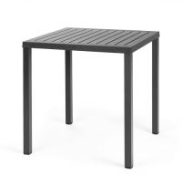 NARDI STŮL CUBE 70 x 70 x 75,5 podnož AL - bílá, deska bílá