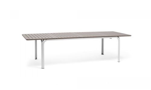 NARDI ROZKLÁDACÍ STŮL ALLORO 210(280)x100x73, podnož AL, top polyprop., výběr variant