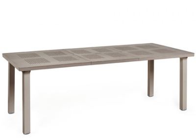 NARDI ROZKLÁDACÍ STŮL LEVANTE 160(220)x100x74, podnož AL, top polyprop., výběr variant