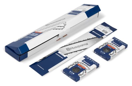 HUSQVARNA SET 0,325" 1x LIŠTA lam. + 2x ŘETĚZ X-CUT SP33G - 18"/72ČL/ kulatý zub