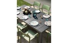 NARDI ROZKLÁDÁCÍ STŮL RIO 210(280)x100x76 podnož AL, top ALU, výběr variant (2)