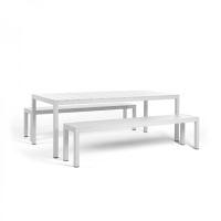 NARDI LAVICE RIO BENCH ALU 195x34,5x47,5, podnož AL, top alu, výběr variant (1)