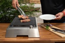 Mobilní kuchyně COOK OUT, varianta s dřevěnou pracovní deskou (15)